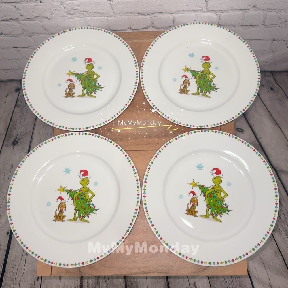 The Grinch Dinner Plate Set Of 4